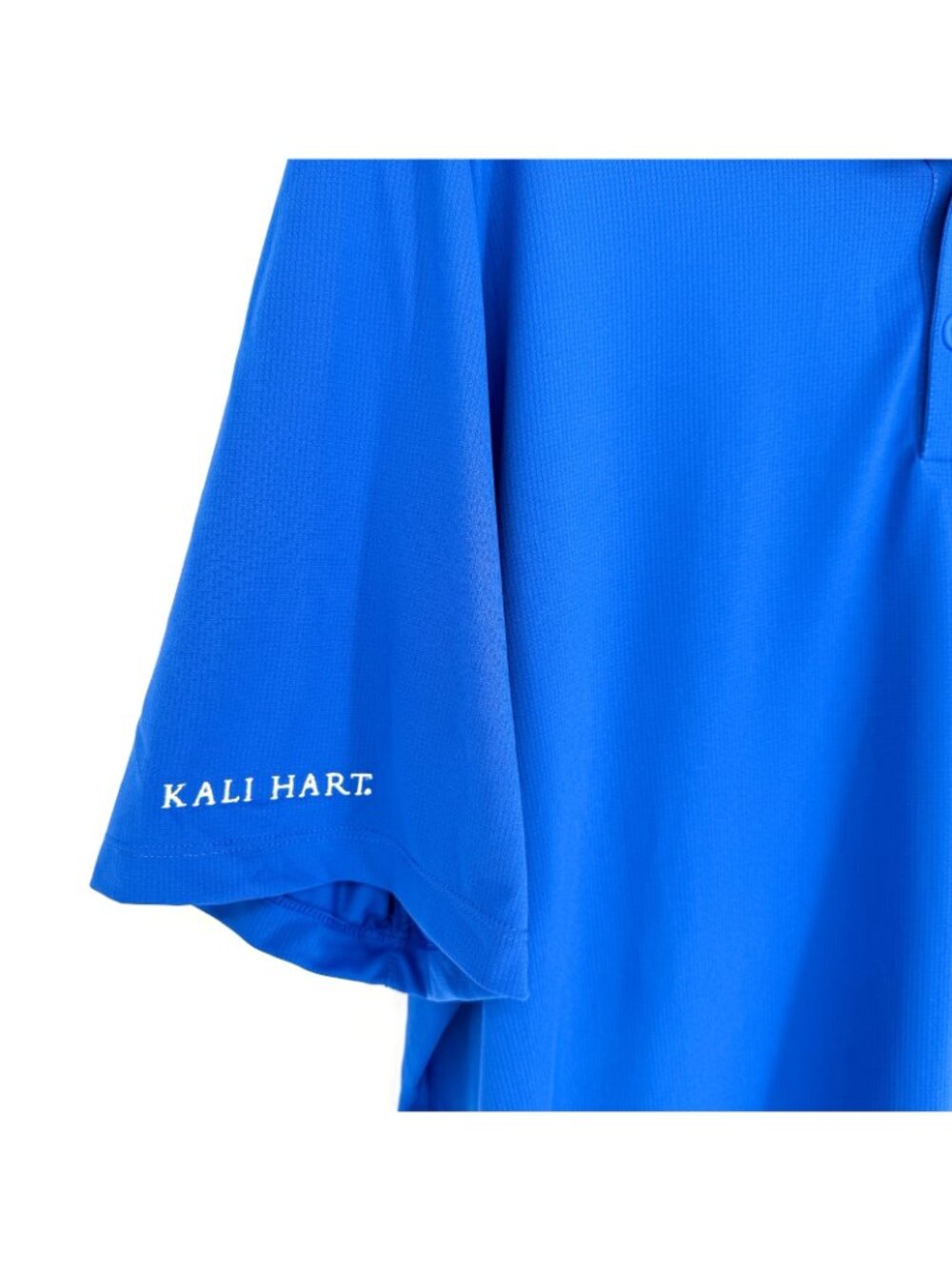 Nike LA Rams‎ X 2024 VIP Tailgate with Kali Hart Blue Golf Polo Mens XL (NWT) - Picture 2 of 8